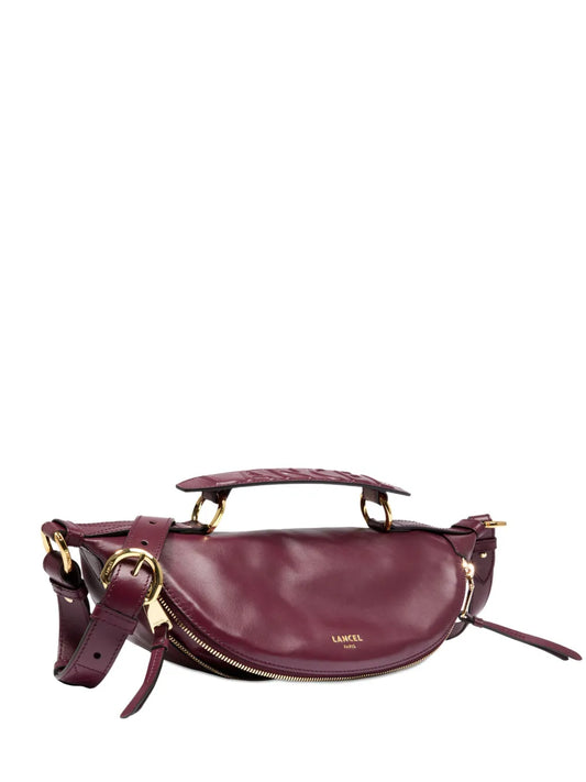 LancelOrigami curved leather crossbody bag