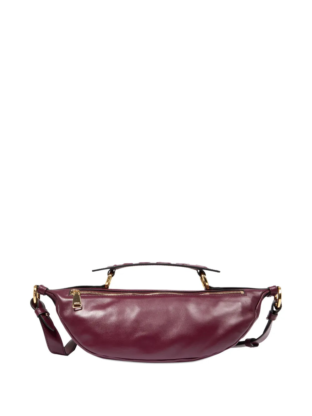 LancelOrigami curved leather crossbody bag