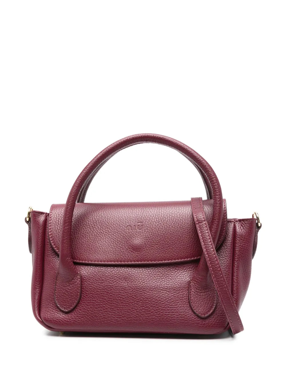 NiuJeanne top-handle leather tote bag