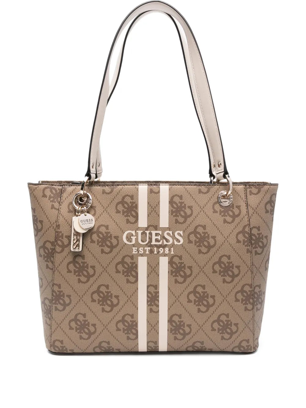 GUESS USAlogo-plaque stripe tote bag