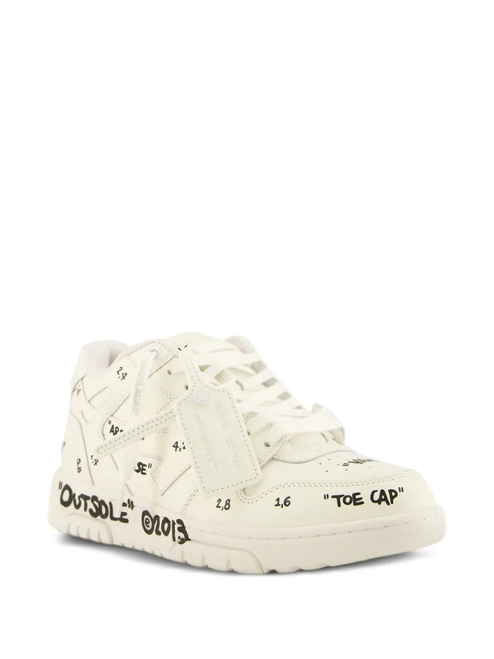 Off-White Out Of Office Leather Sneakers