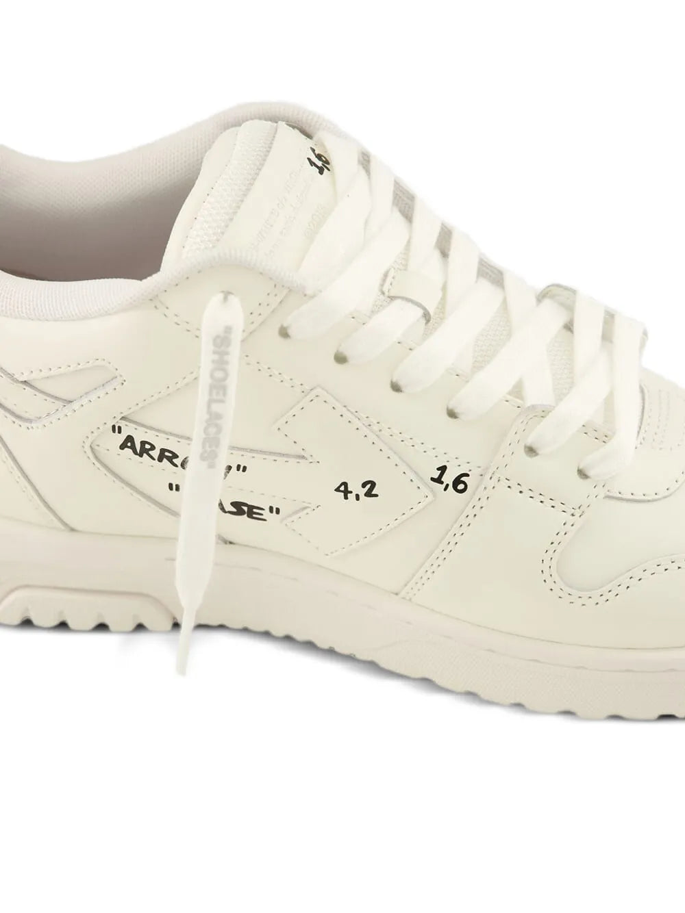 Off-White Out Of Office Leather Sneakers