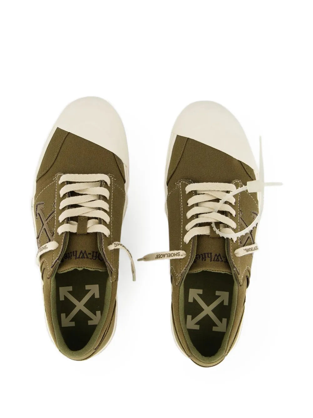 Off-White Vulcanised Tag-Detail Sneakers