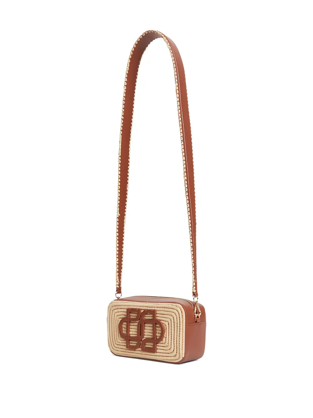 SimkhaiTallia raffia cross body bag