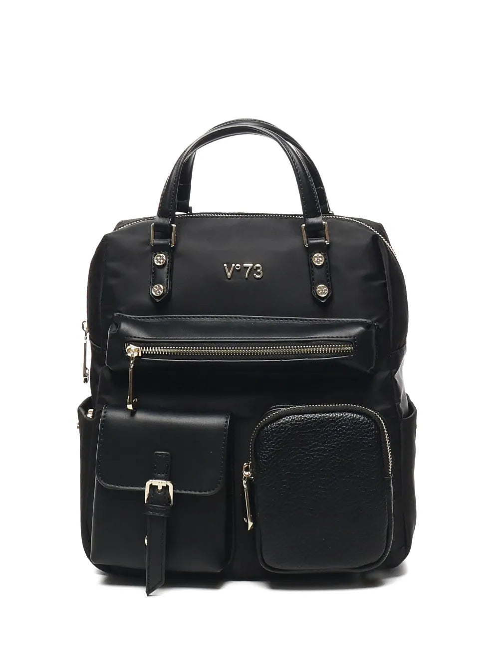 V3multi-pocket top-handle backpack