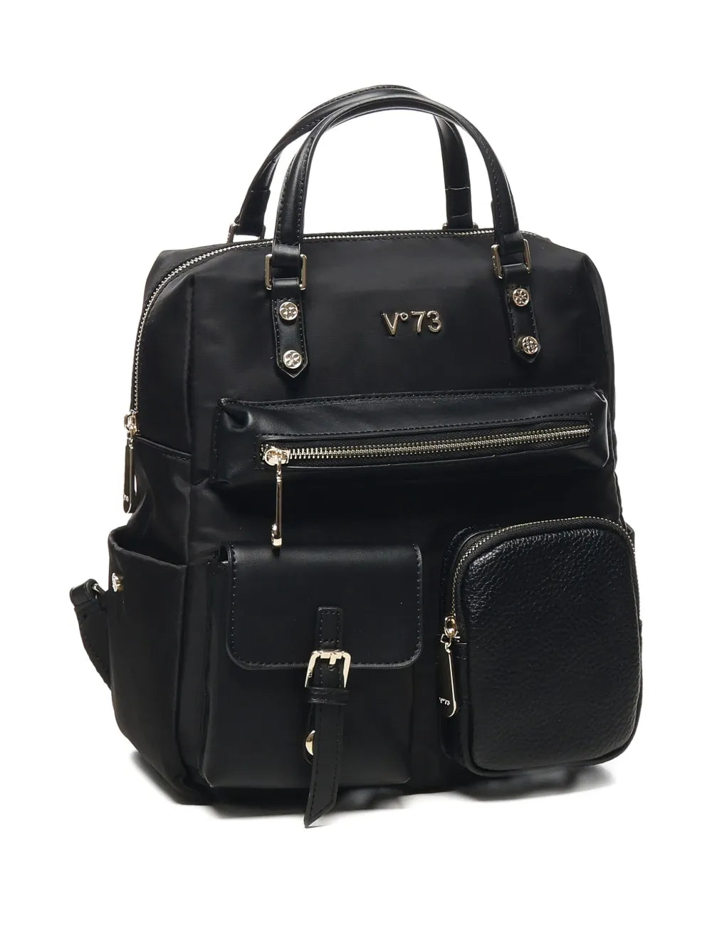 V3multi-pocket top-handle backpack