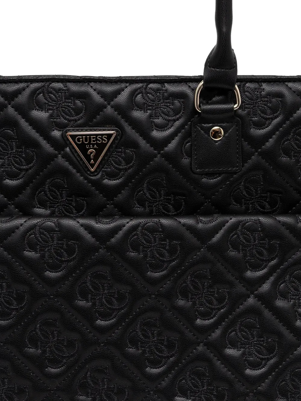 GUESS USAquilted embossed tote bag