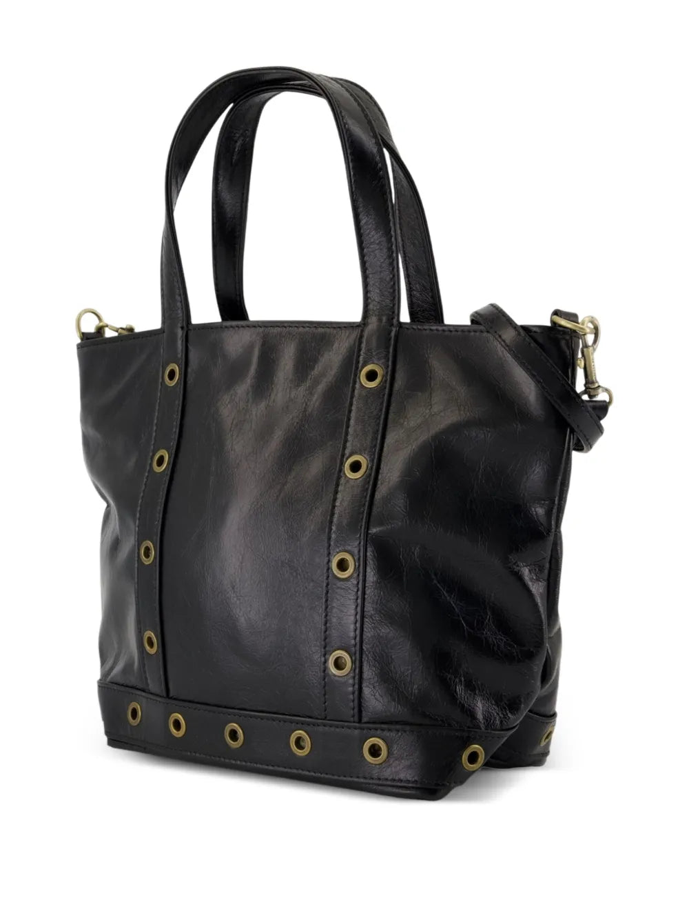 Vanessa Brunosmall eyelet-detail tote bag