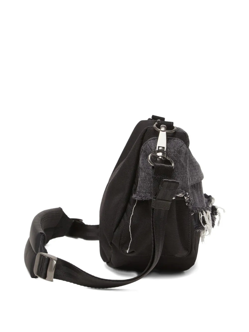 Dieselx Eastpak frayed denim shoulder bag