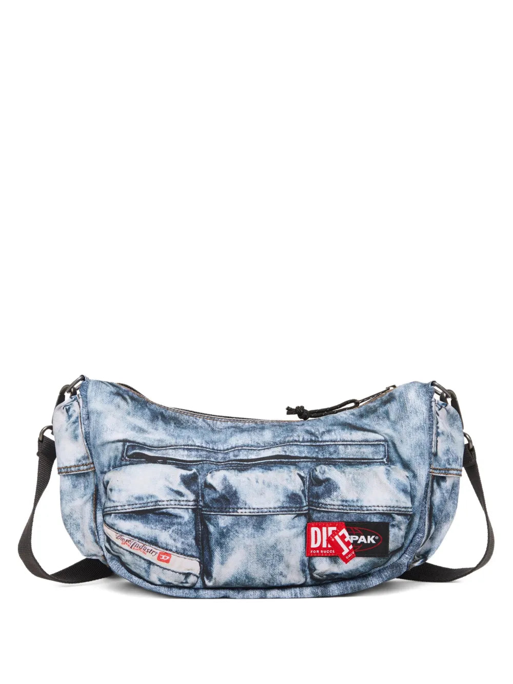 Dieselx Eastpak Trompe-L'oeil denim shoulder bag