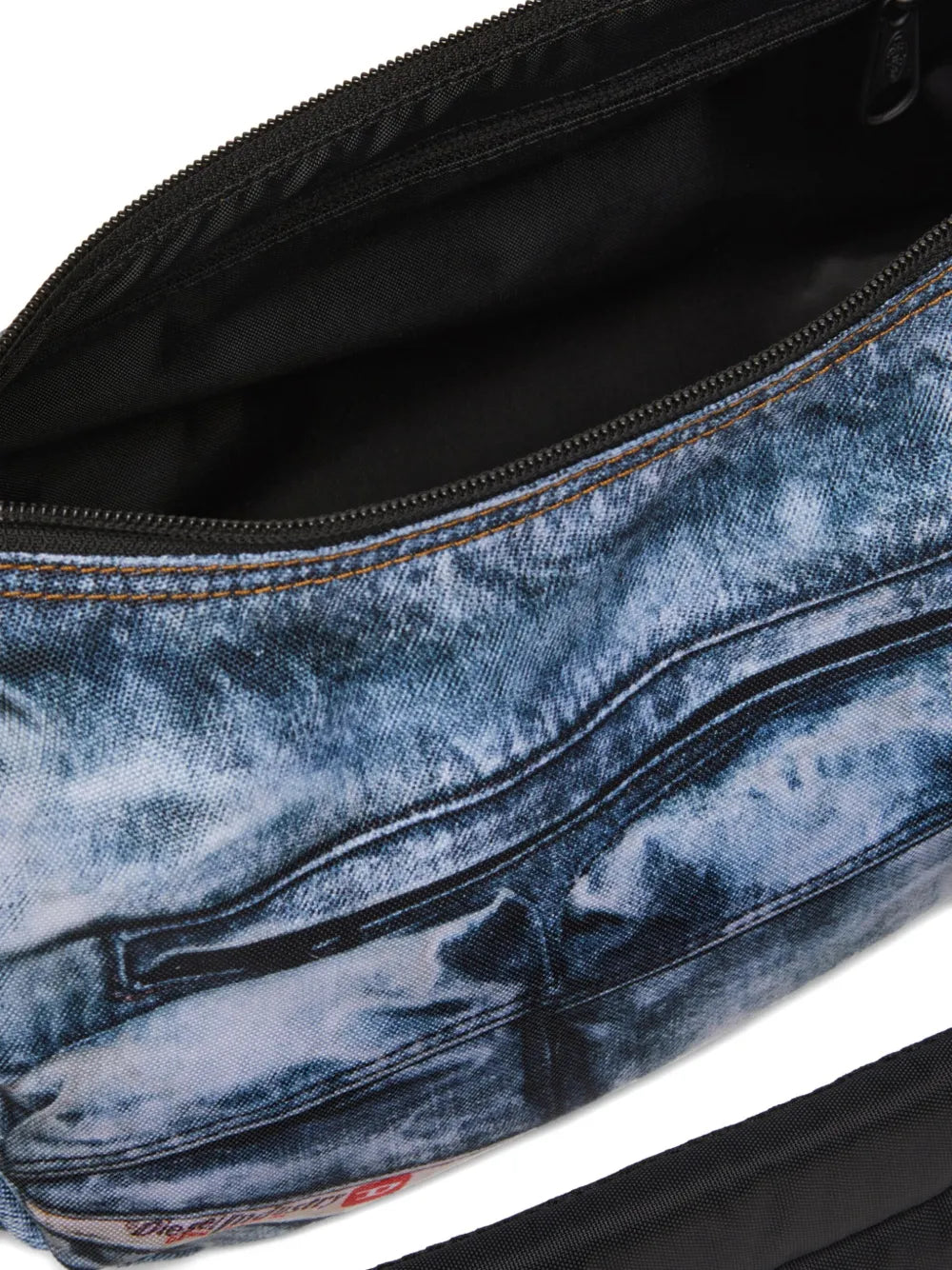 Dieselx Eastpak Trompe-L'oeil denim shoulder bag