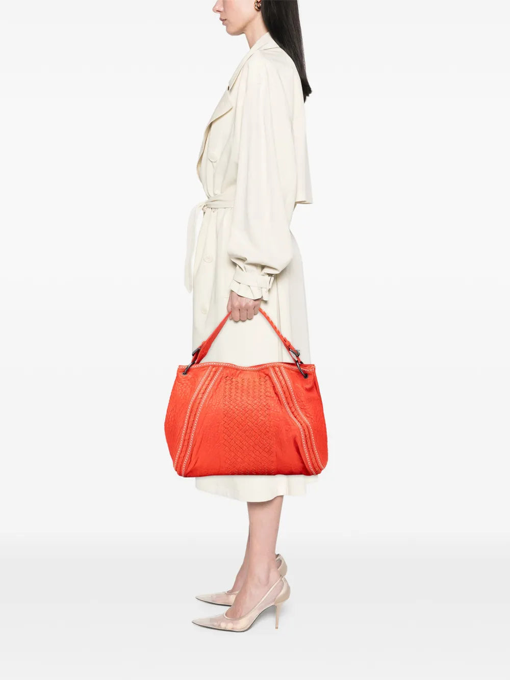 Pre-OwnedBottega Veneta Pre-Owned2012-2025 Leather Intrecciato tote bag