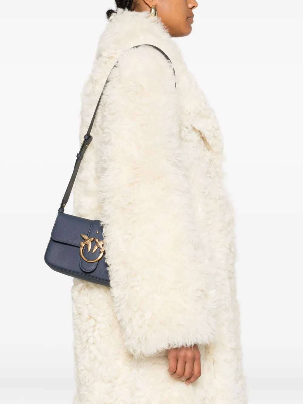 PINKOLove Birds buckle-embellished satchel