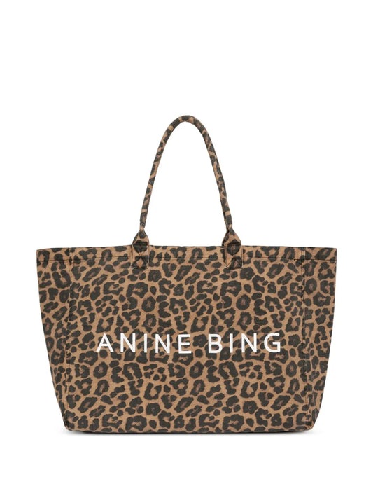 ANINE BINGleopard-print tote bag