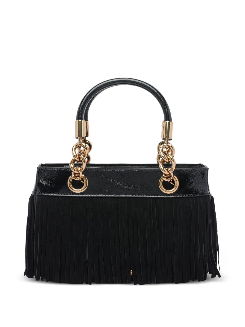 Kurt Geiger Londonfringe-embellished chain-handle tote bag