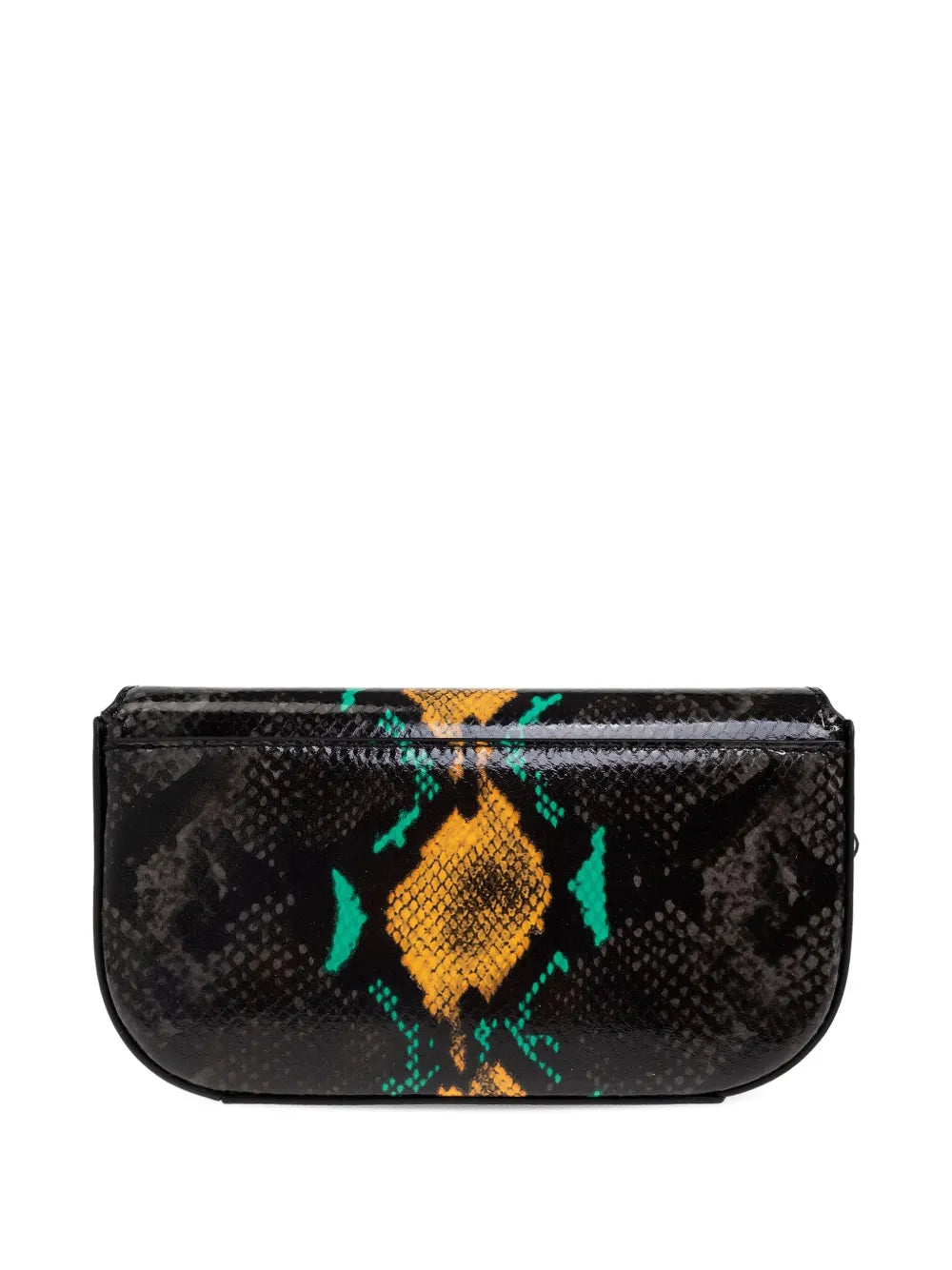 Kurt Geiger Londonsmall Chelsea snake-print chain cross-body bag