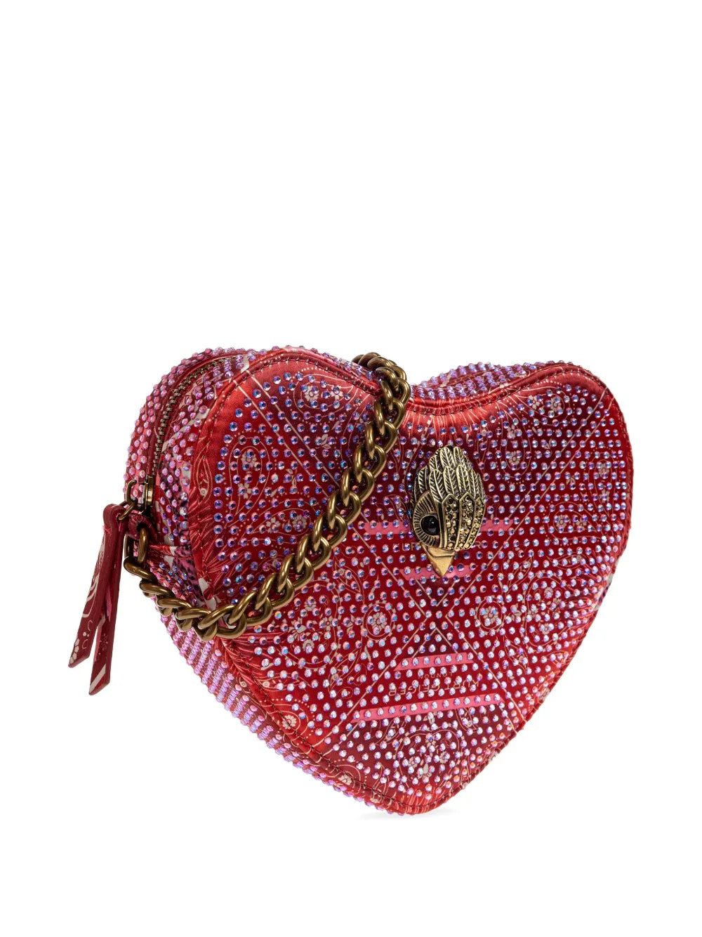 Kurt Geiger LondonKensington Heart heart-shaped crystal-embellished tote bag