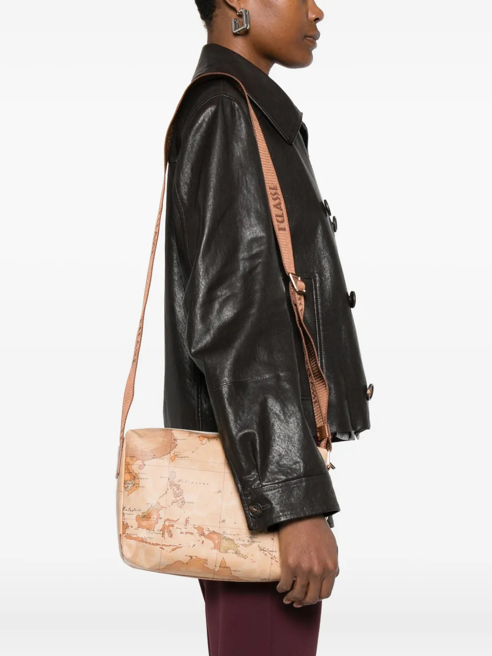 ALVIERO MARTINI 1CLASSEmap-print cross-body bag