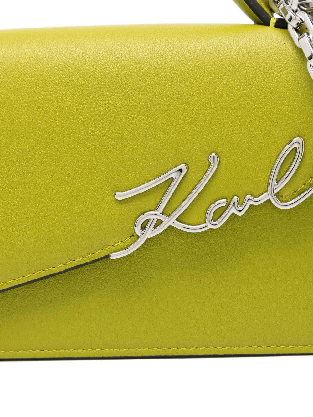Karl Lagerfeldlogo-plaque tote bag