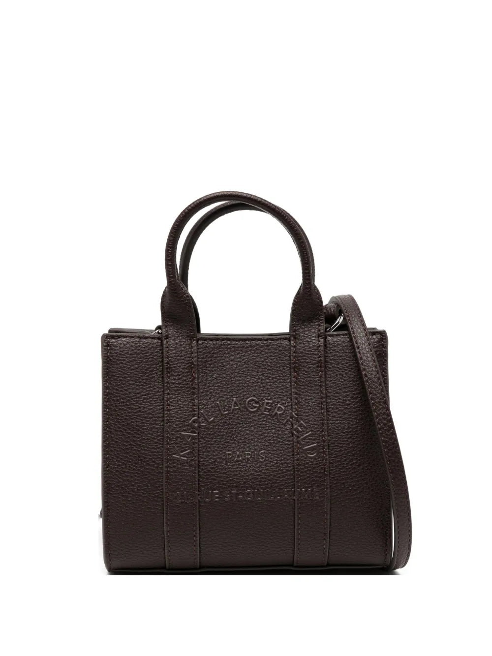 Karl Lagerfeldmini logo-embossed tote bag