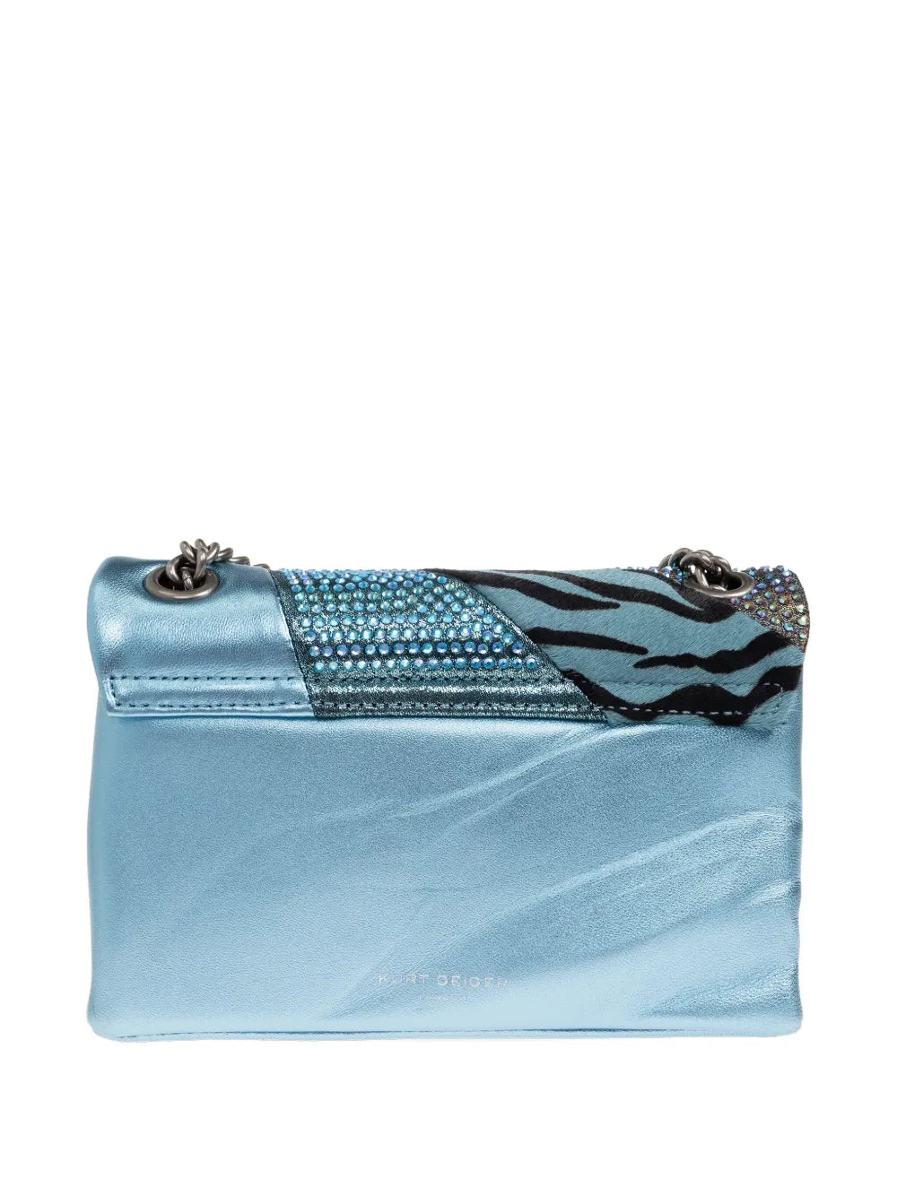 Kurt Geiger Londonpatchwork crystal-embellished shoulder bag
