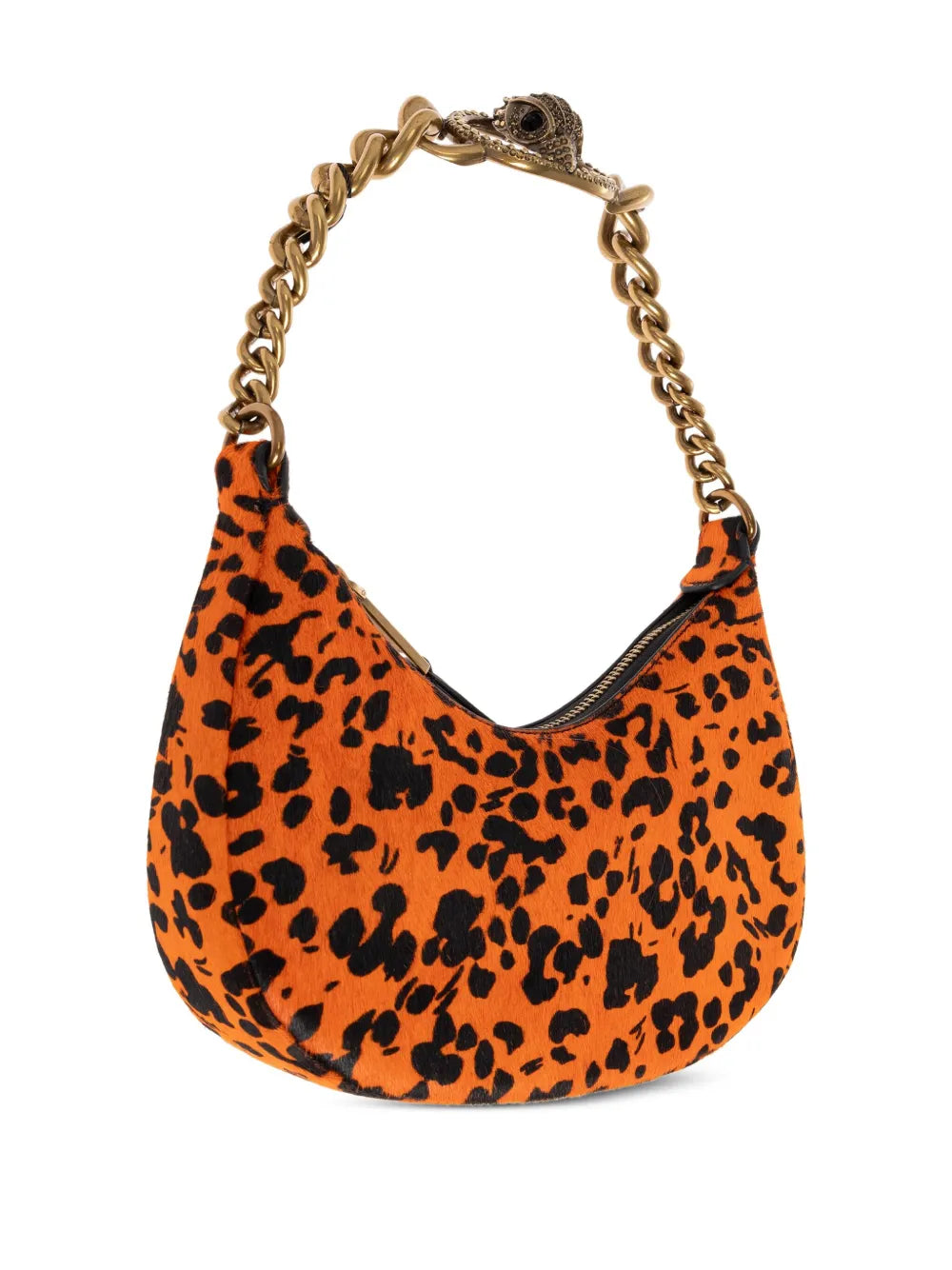 Kurt Geiger Londonsmall Chelsea chain-embellished leopard-print shoulder bag