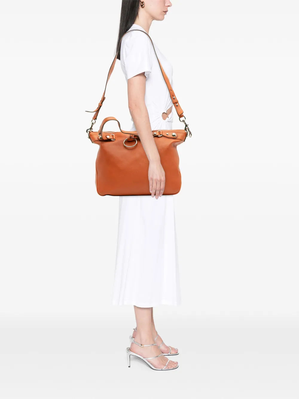 Pre-OwnedGucci Pre-Owned2016-2025 Large Pebbled Calfskin Icon Bit satchel