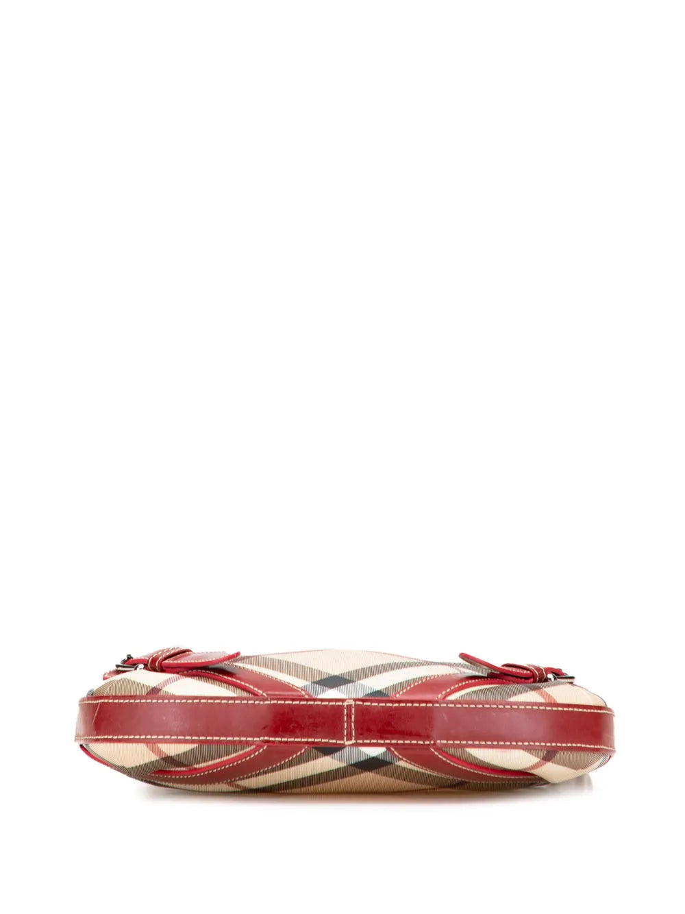 Pre-OwnedBurberry Pre-Owned2000-2017 Supernova Check Coated Canvas Larkin hobo bag