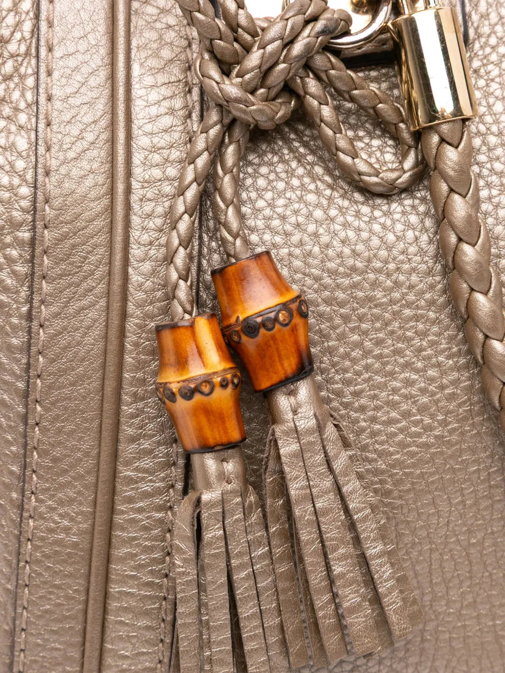 Pre-OwnedGucci Pre-Owned2016-2025 Large Leather Bella Tote satchel