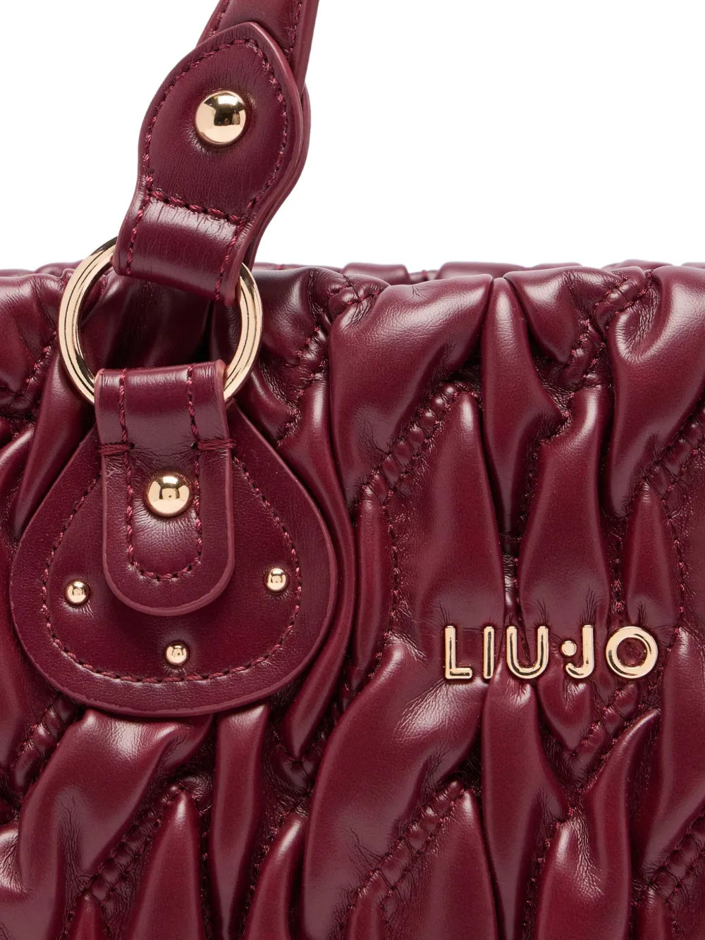 LIU JOlogo-plaque tote bag
