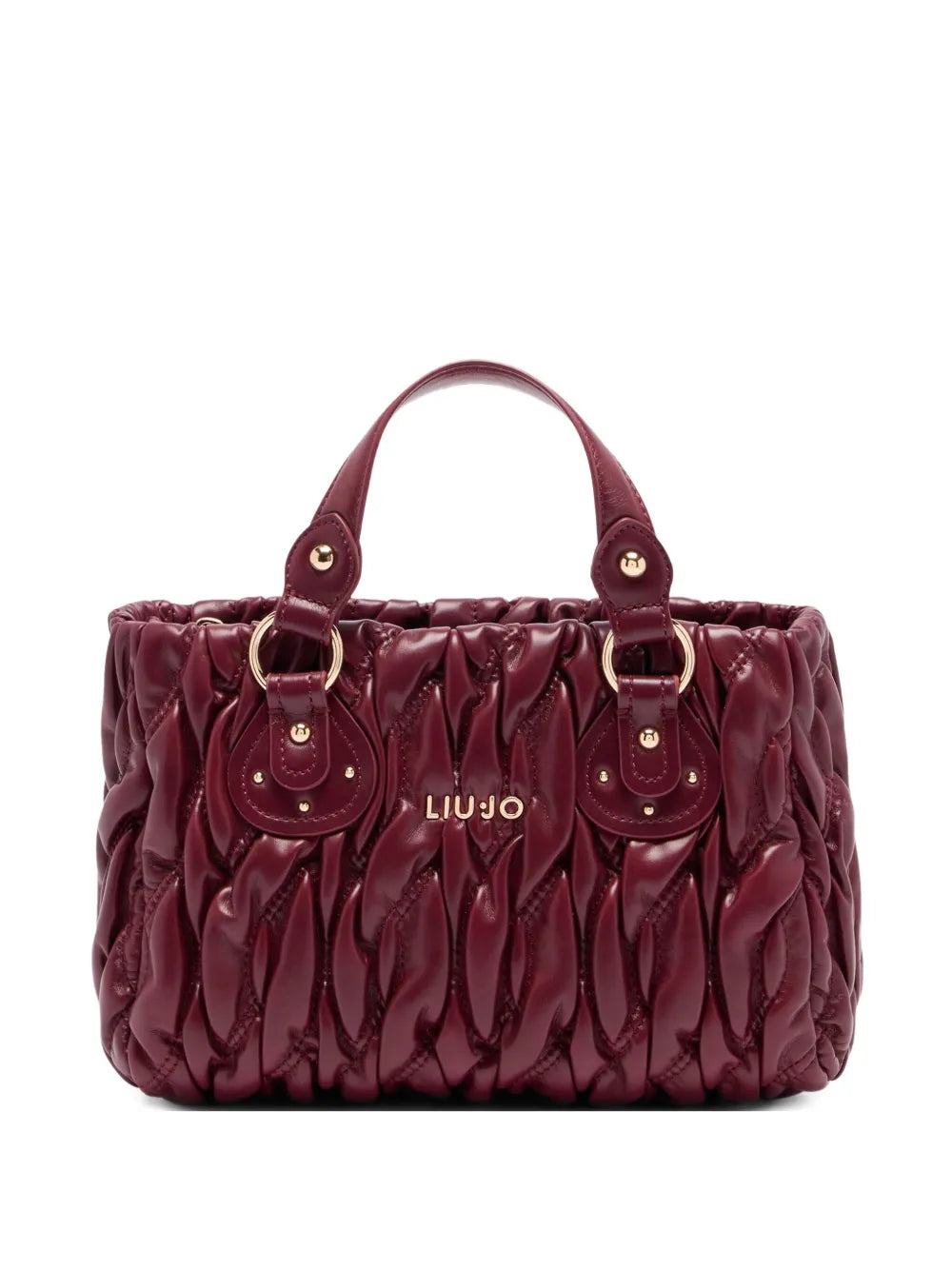 LIU JOlogo-plaque tote bag