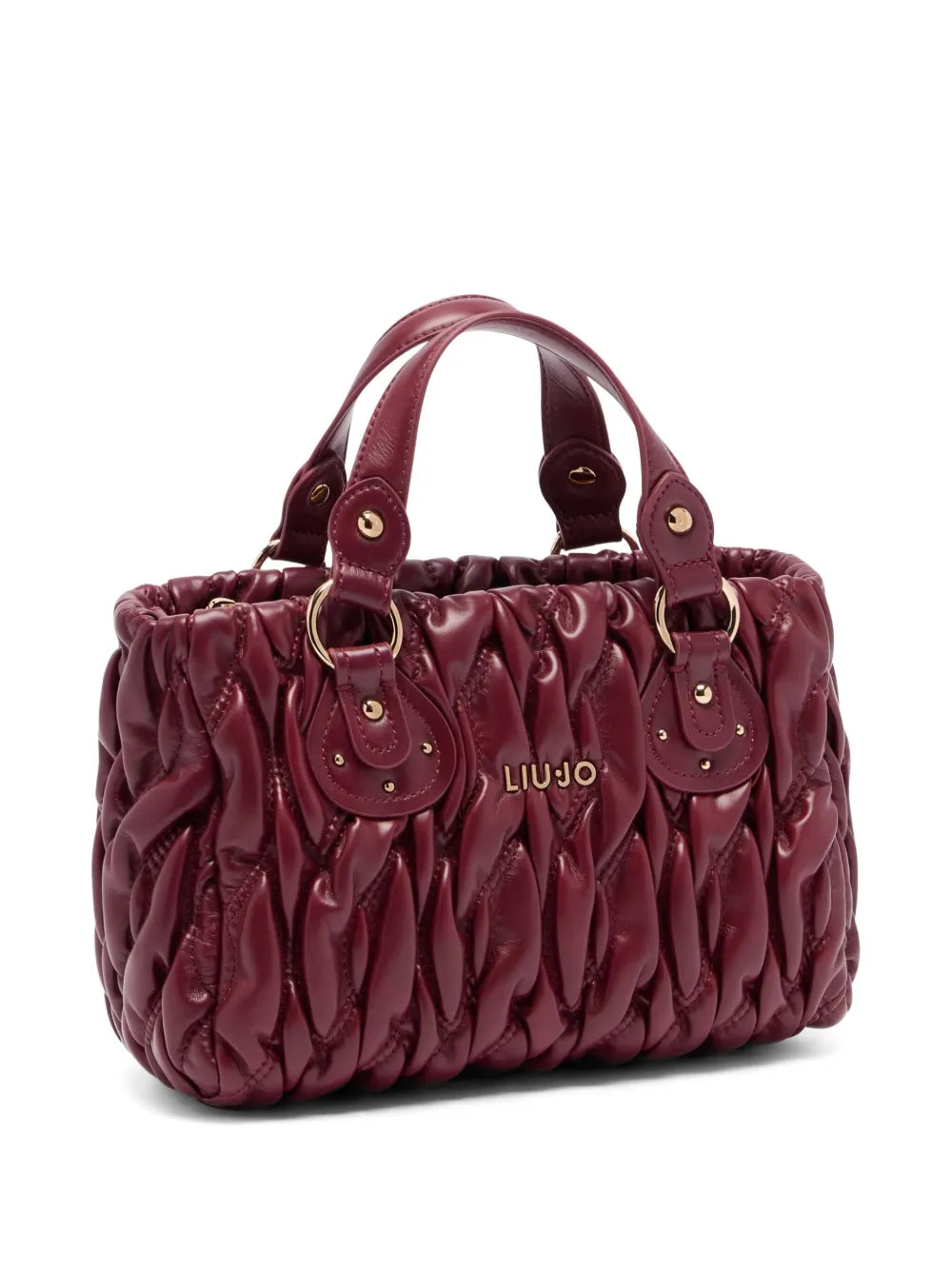 LIU JOlogo-plaque tote bag
