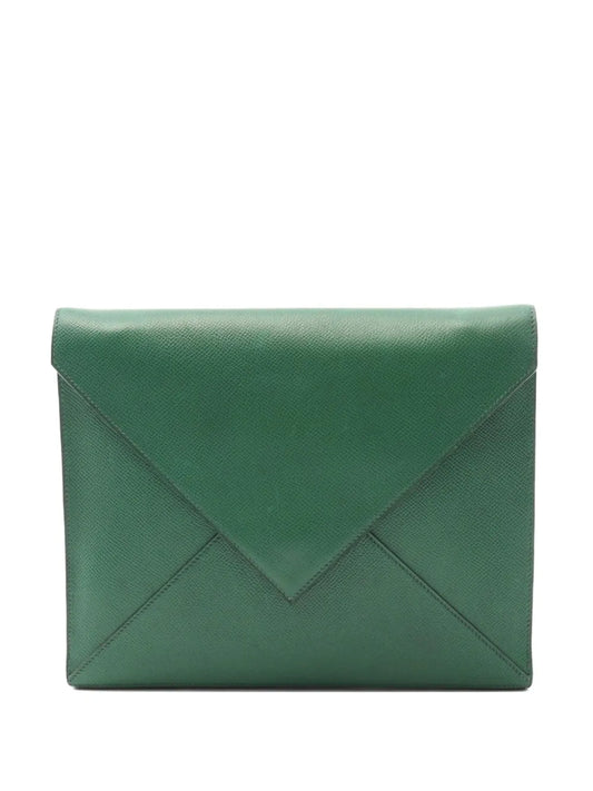 Pre-OwnedHermre-Owned1990 Courchevel clutch bag