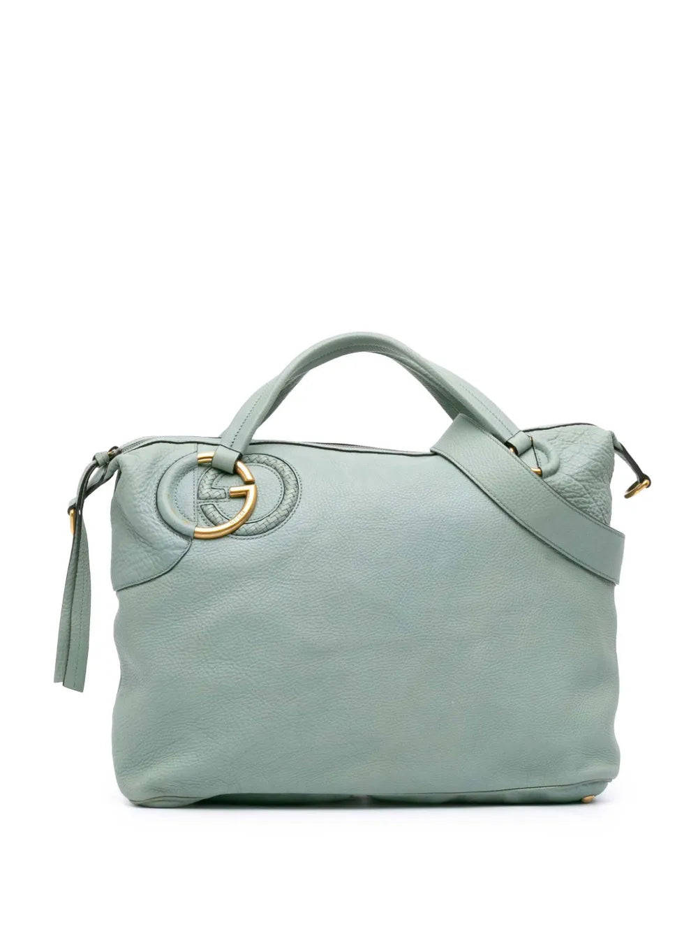 Pre-OwnedGucci Pre-Owned2016-2025 Leather Twill satchel