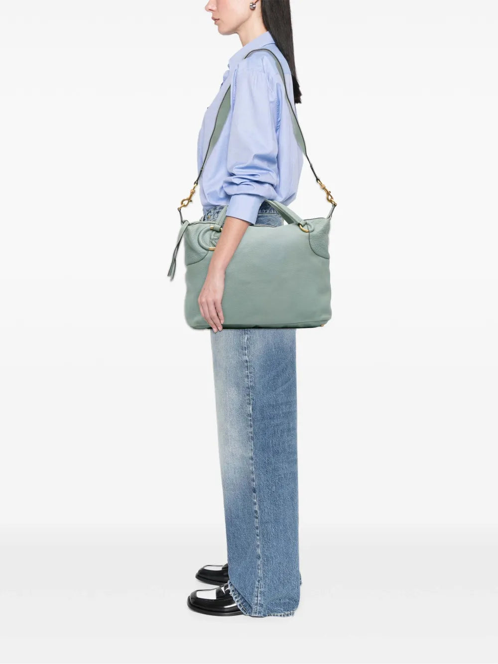 Pre-OwnedGucci Pre-Owned2016-2025 Leather Twill satchel