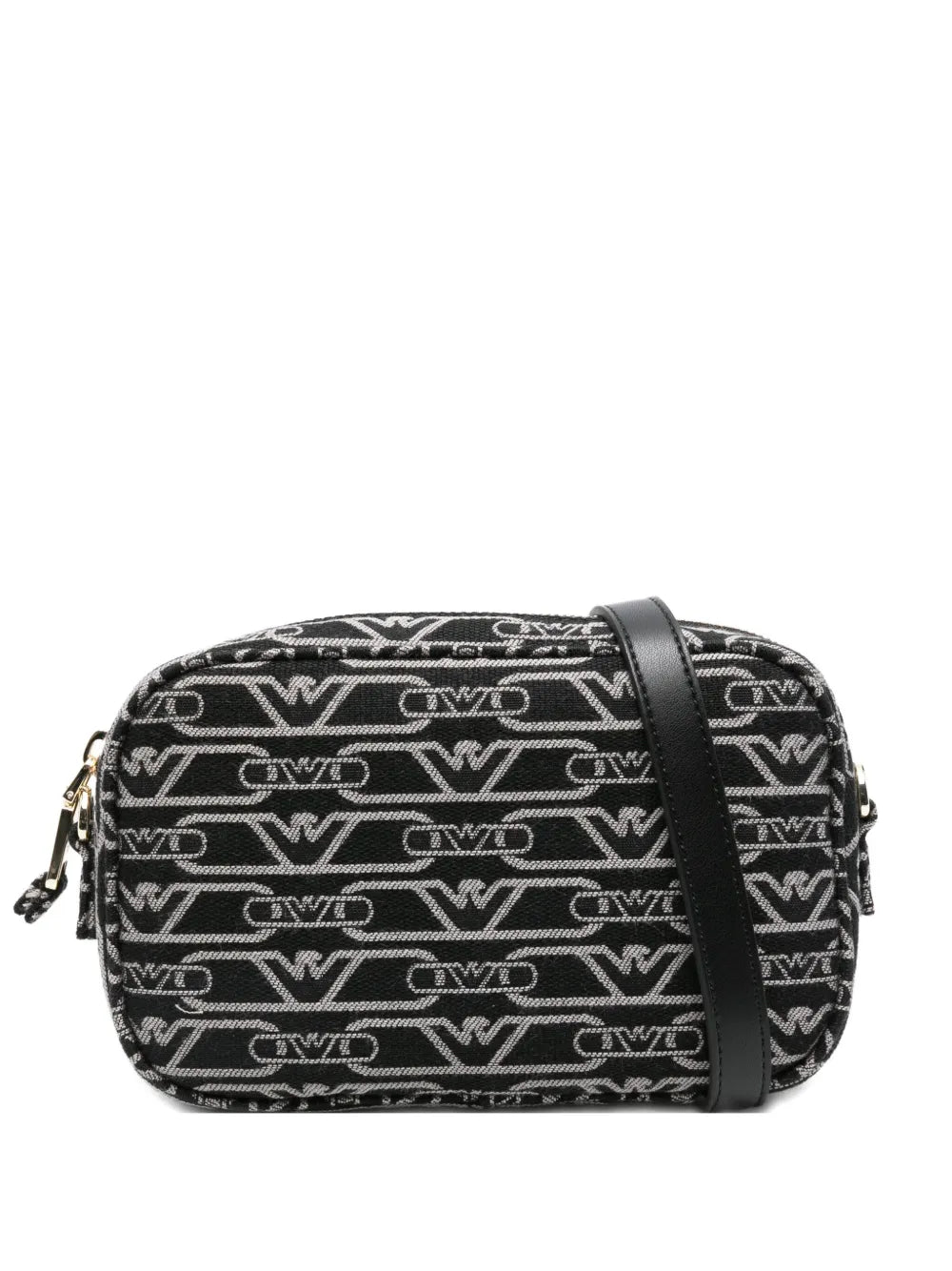 Emporio Armanilogo-monogram crossbody bag