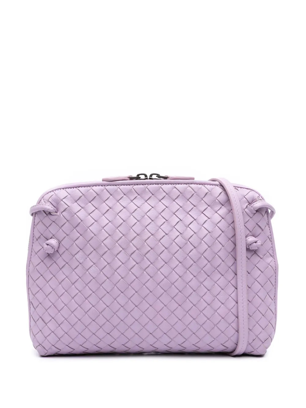 Pre-OwnedBottega Veneta Pre-Owned2012-2025 Medium Nappa Intrecciato Nodini crossbody bag