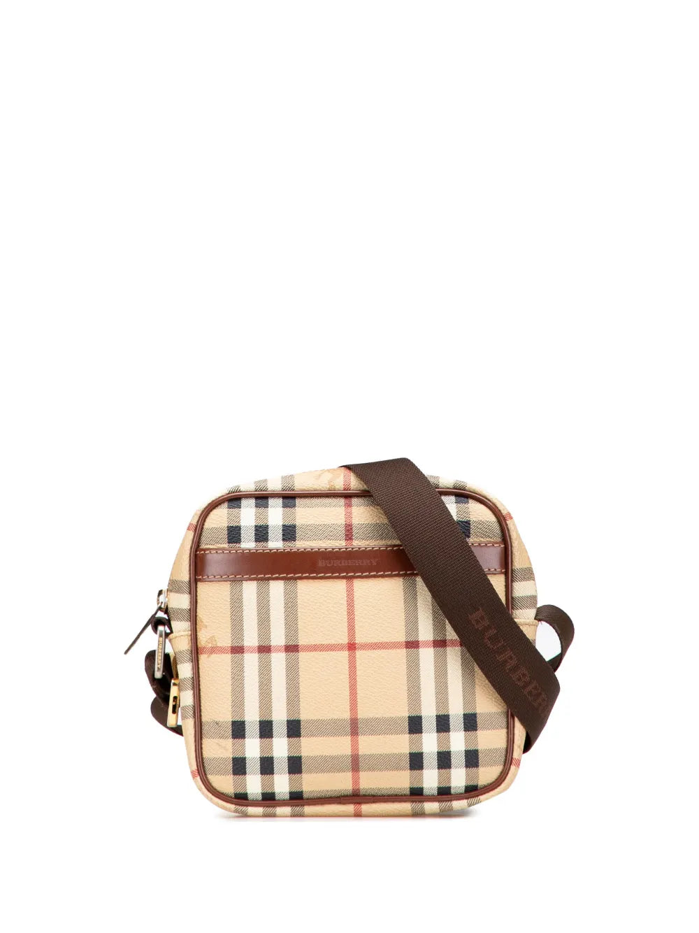 Pre-OwnedBurberry Pre-Owned2000-2017 Haymarket Check Canvas crossbody bag