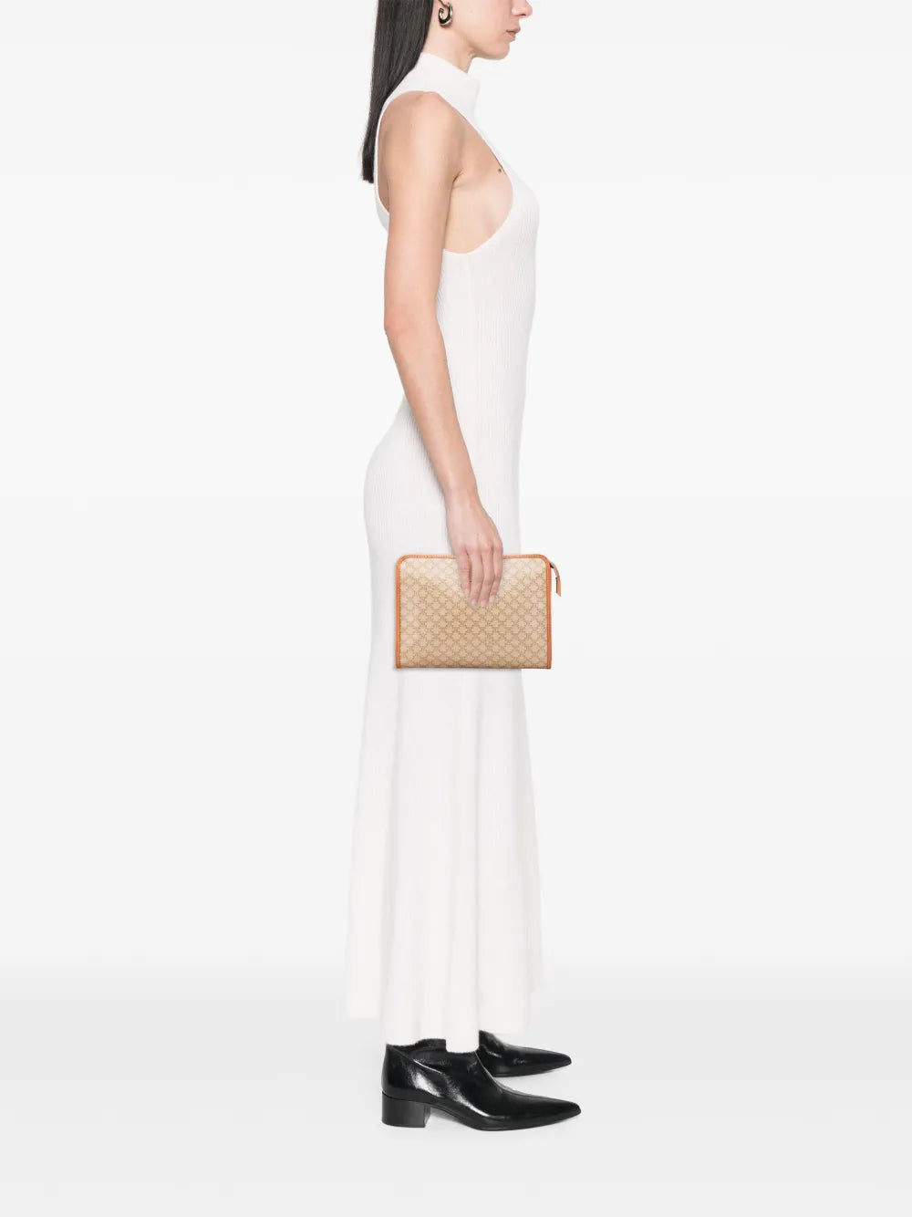 Pre-OwnedCeline Pre-Owned2009 Macadam Coated Canvas clutch bag