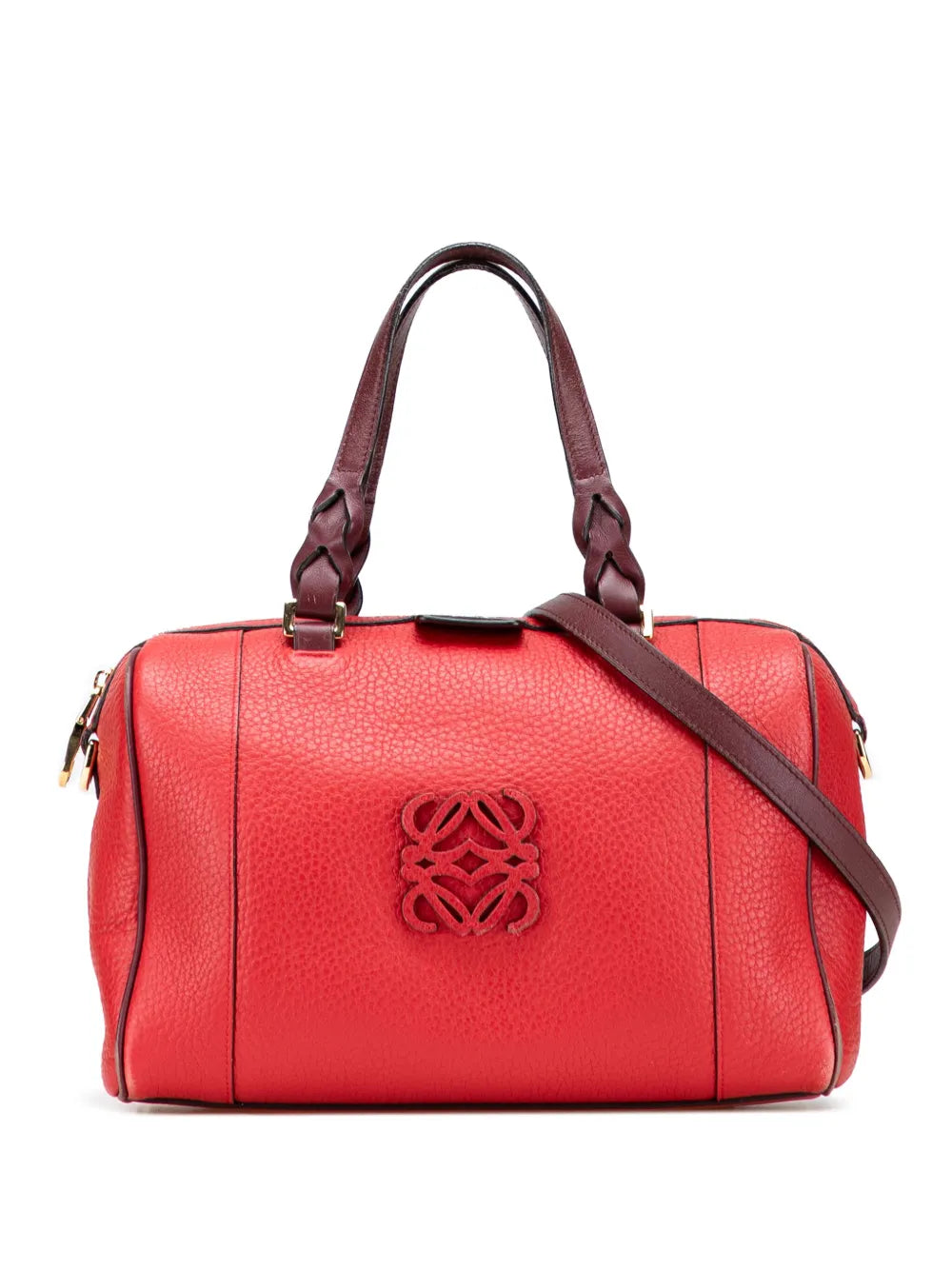 Pre-OwnedLoewe Pre-Owned2012 Leather Fusta 25 satchel