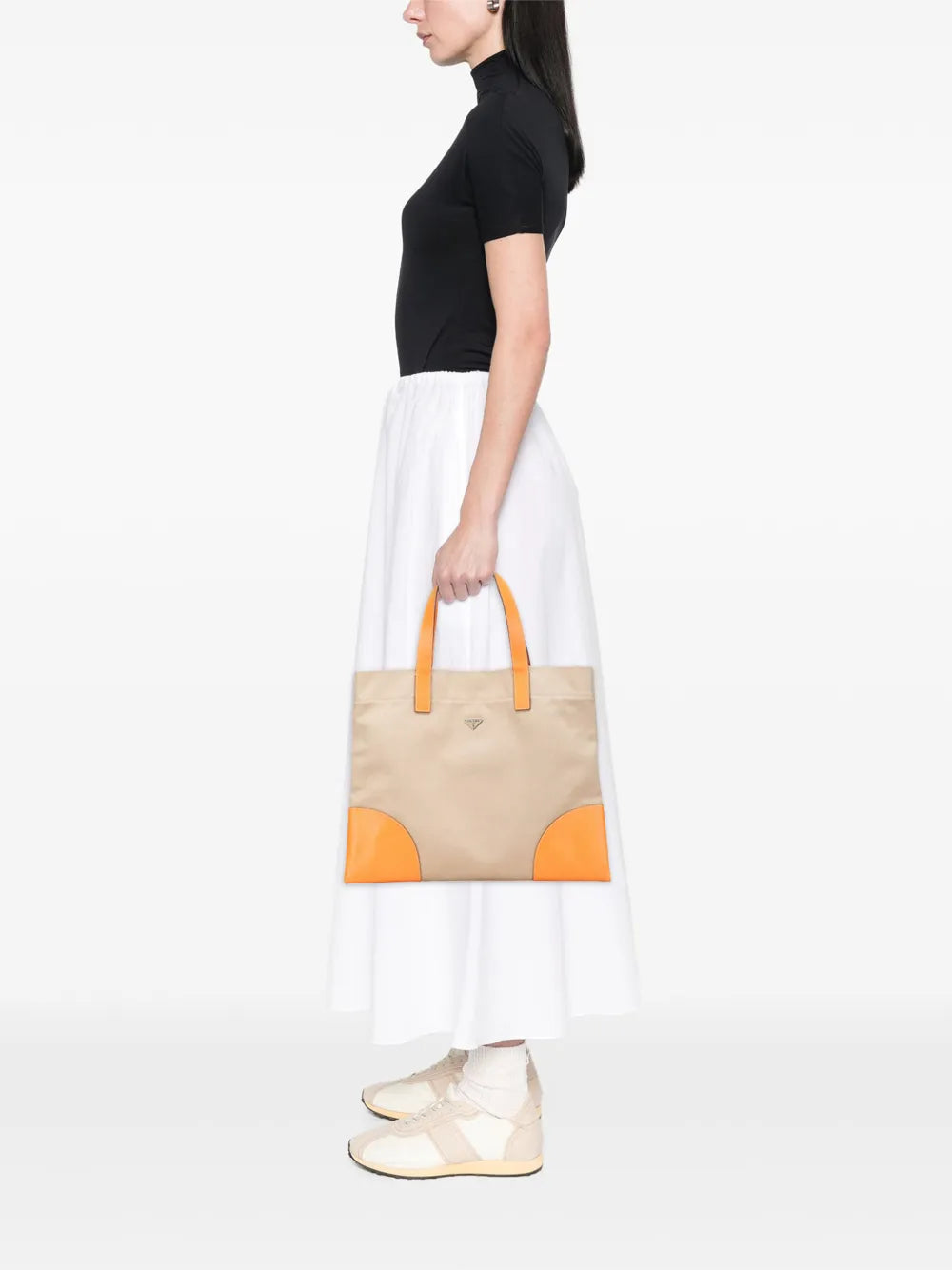 Pre-OwnedPrada Pre-Owned2000-2013 Cinghiale Trimmed Canapa tote bag