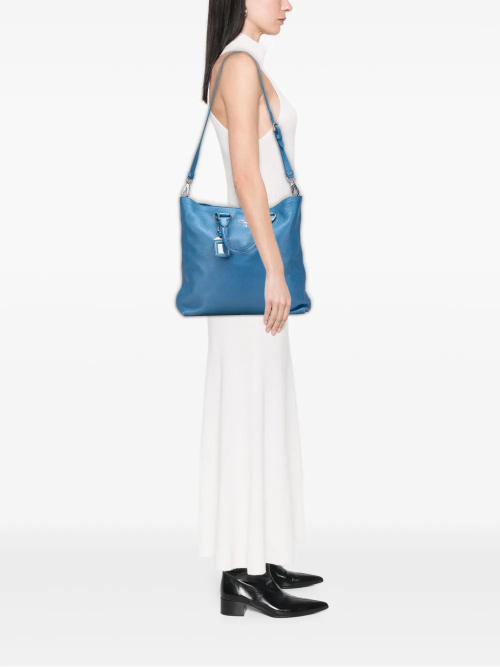Pre-OwnedPrada Pre-Owned2010-2025 Vitello Daino Open Convertible Tote satchel