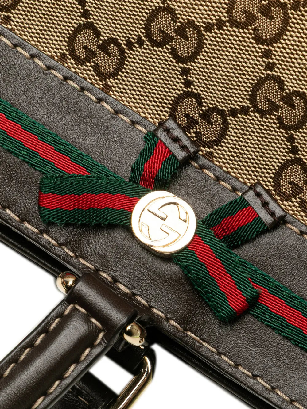 Pre-OwnedGucci Pre-Owned2000-2015 GG Canvas Web Mayfair tote bag