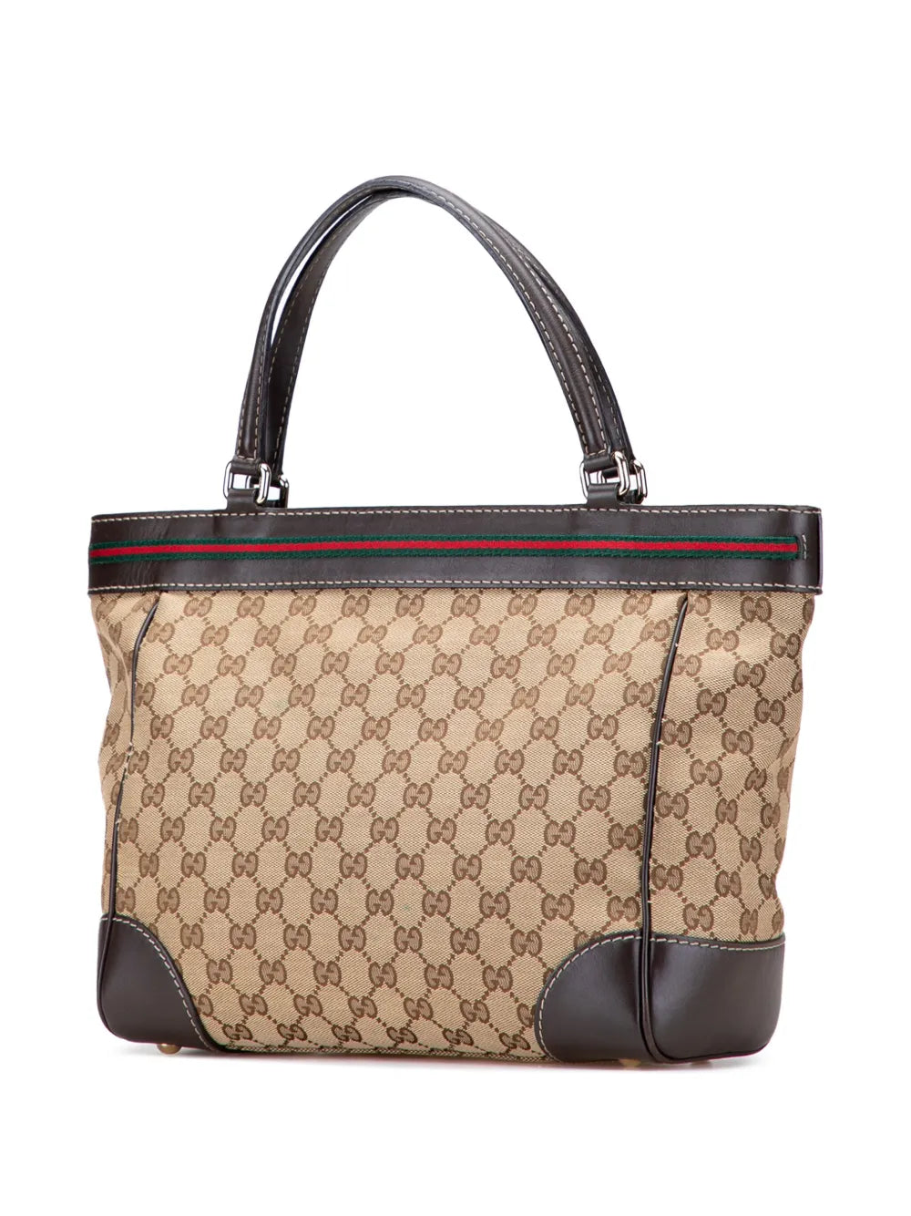 Pre-OwnedGucci Pre-Owned2000-2015 GG Canvas Web Mayfair tote bag