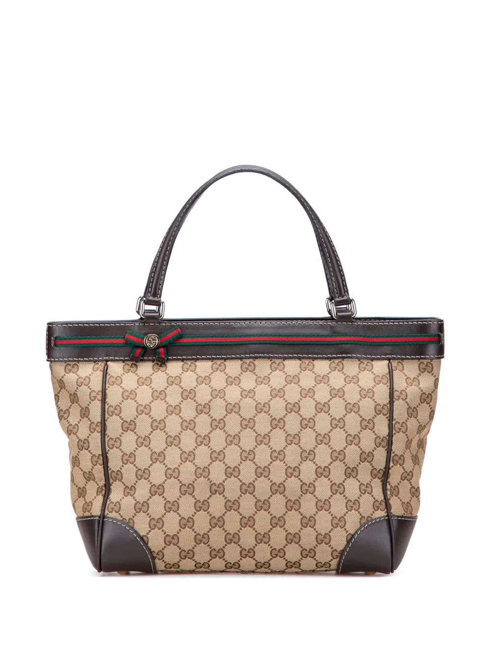 Pre-OwnedGucci Pre-Owned2000-2015 GG Canvas Web Mayfair tote bag