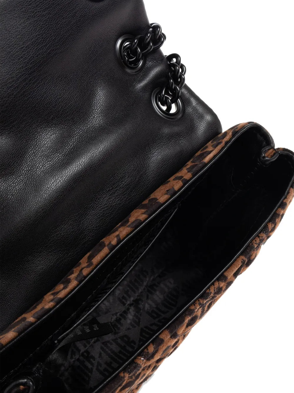 Kurt Geiger Londonmini Kensington leopard-print shoulder bag