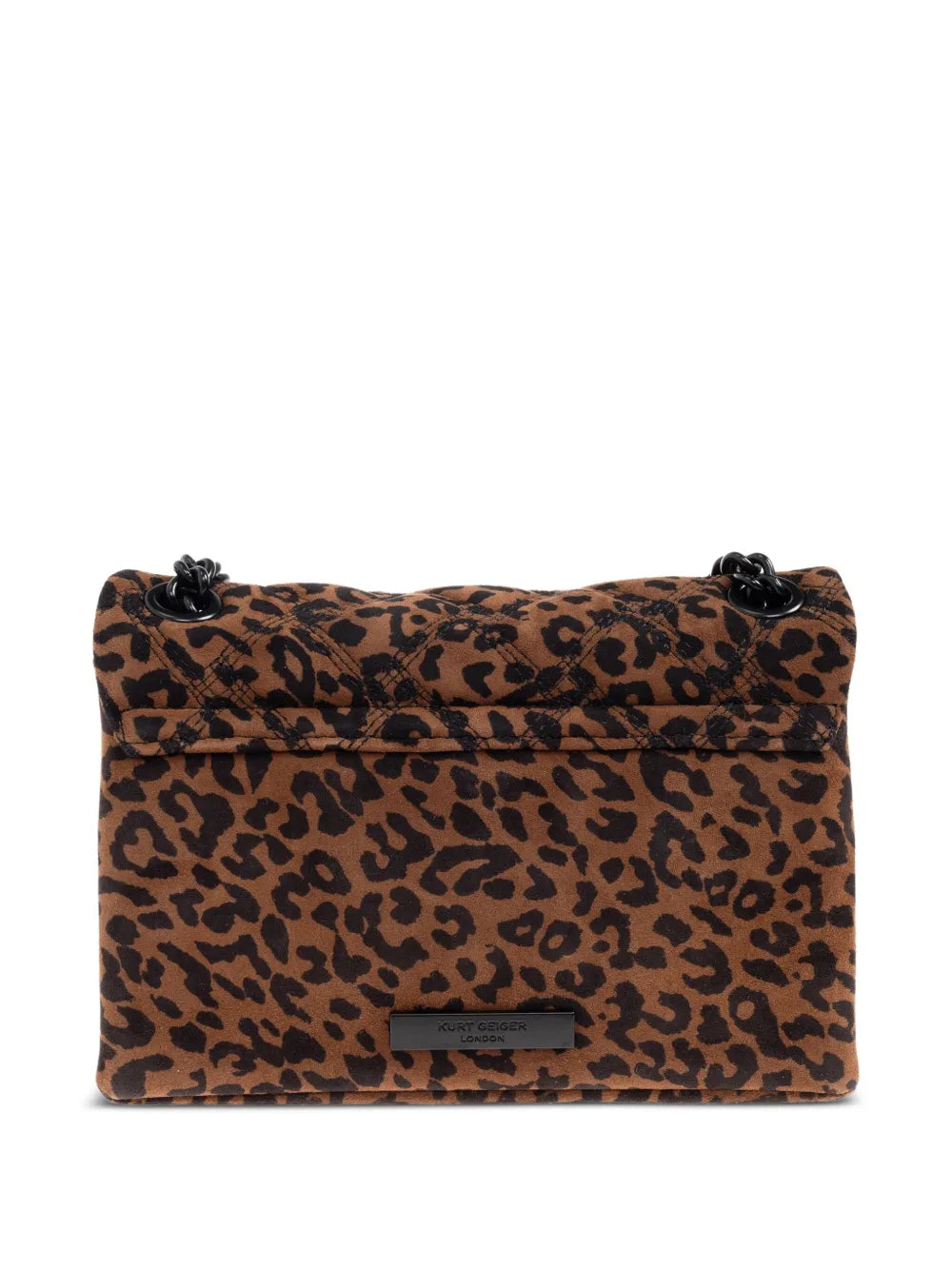 Kurt Geiger Londonmini Kensington leopard-print shoulder bag