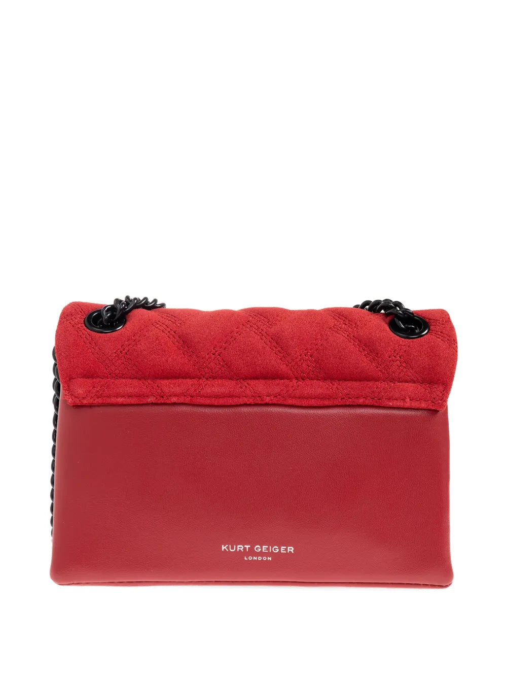 Kurt Geiger Londonchain-strap quilted mini bag