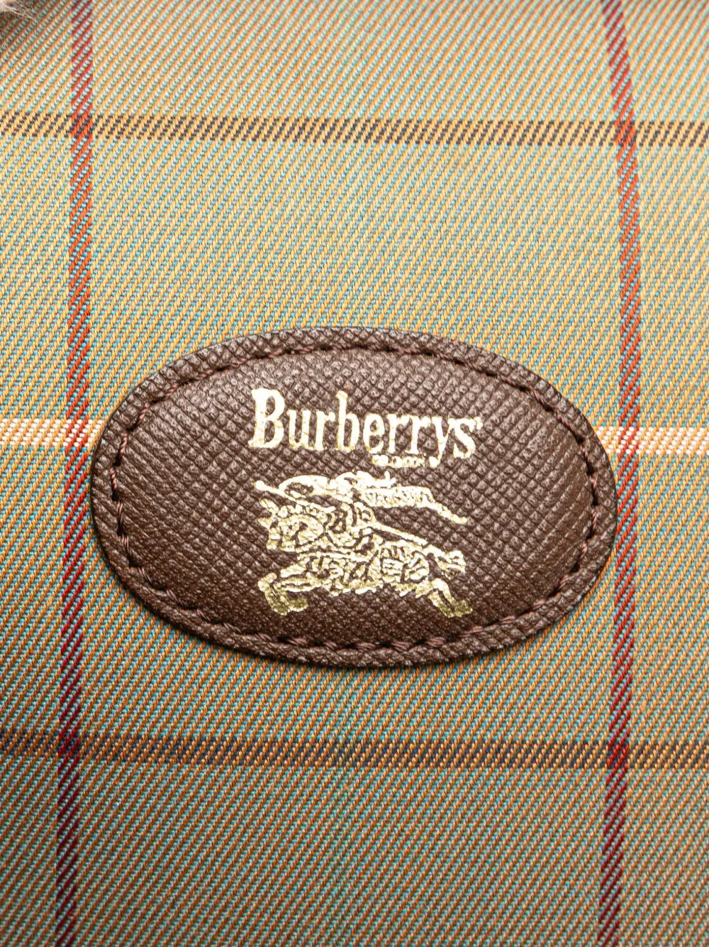 Pre-OwnedBurberry Pre-Owned20th Century Vintage Check Canvas clutch bag