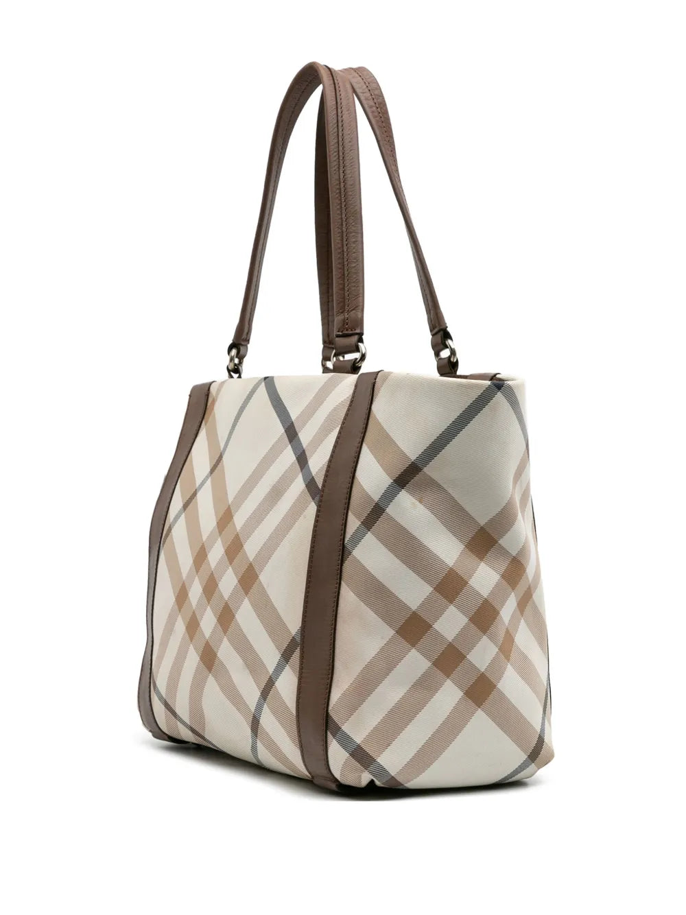 Pre-OwnedBurberry Pre-Owned2000-2017 Supernova Check Canvas tote bag